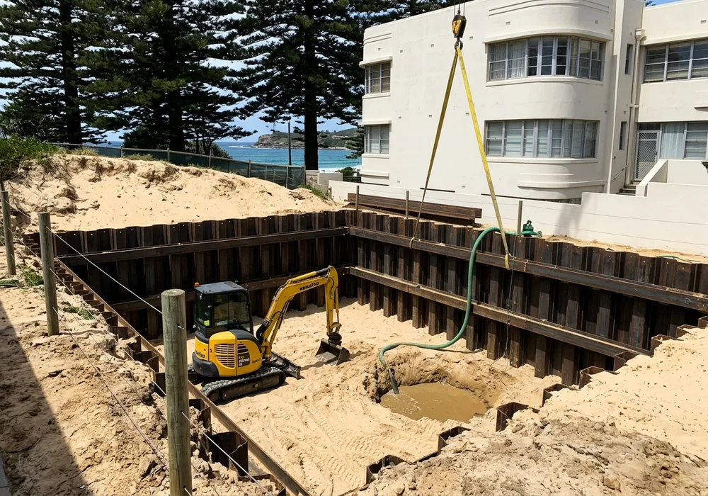 Site cut on a Malabar block